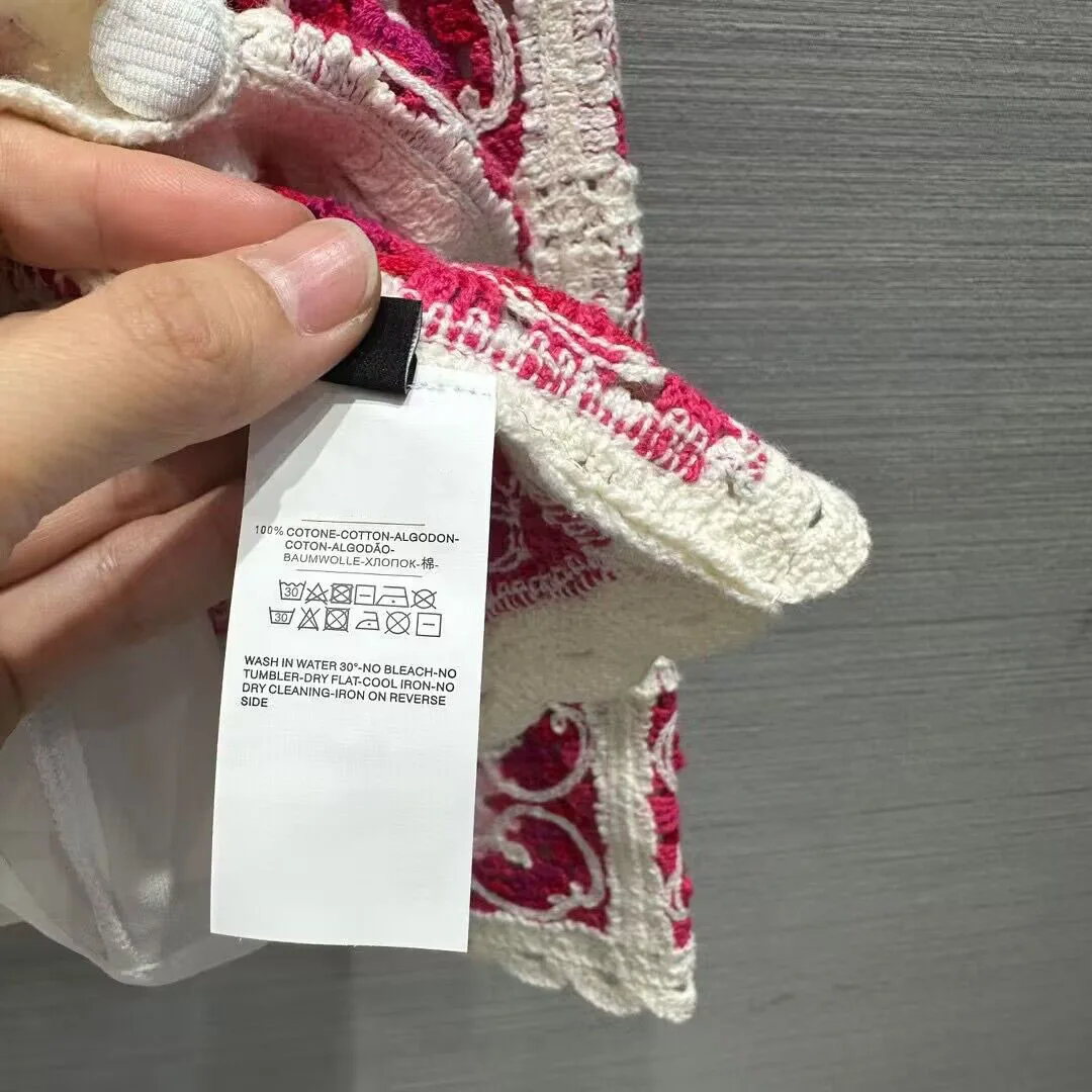 Женский трикотажный кардиган с круглым вырезом однобортный контрастный