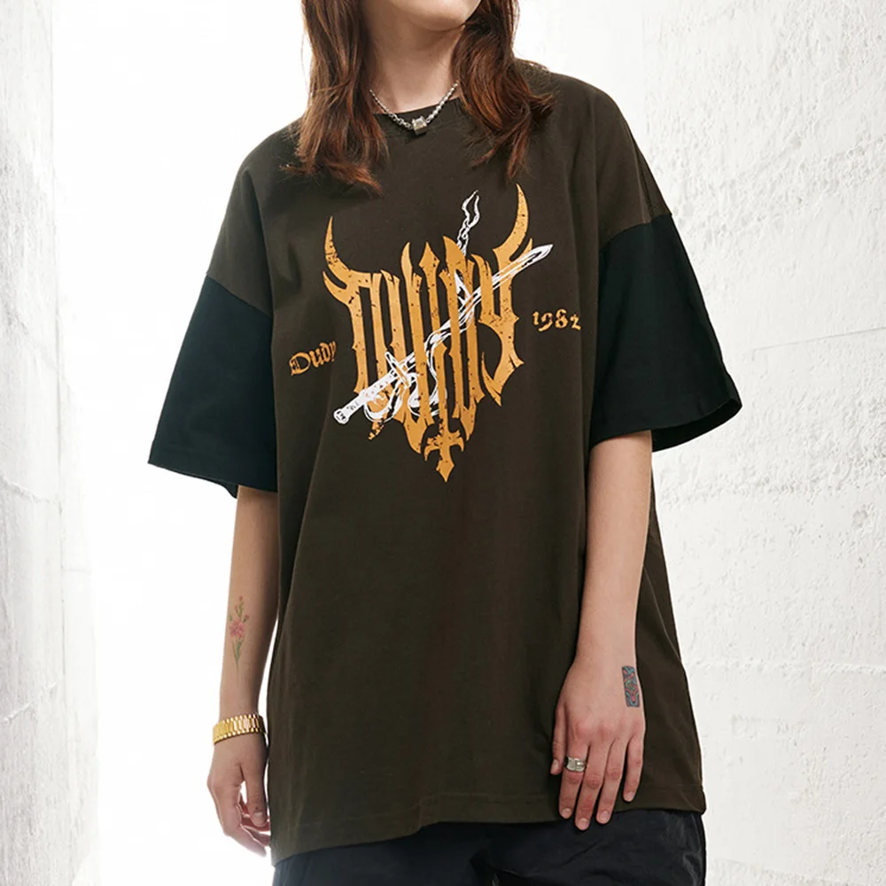 

Футболка мужская оверсайз в стиле хип-хоп, уличная одежда в американском стиле, тенниска в стиле Харадзюку с надписью, модная рубашка в стил...