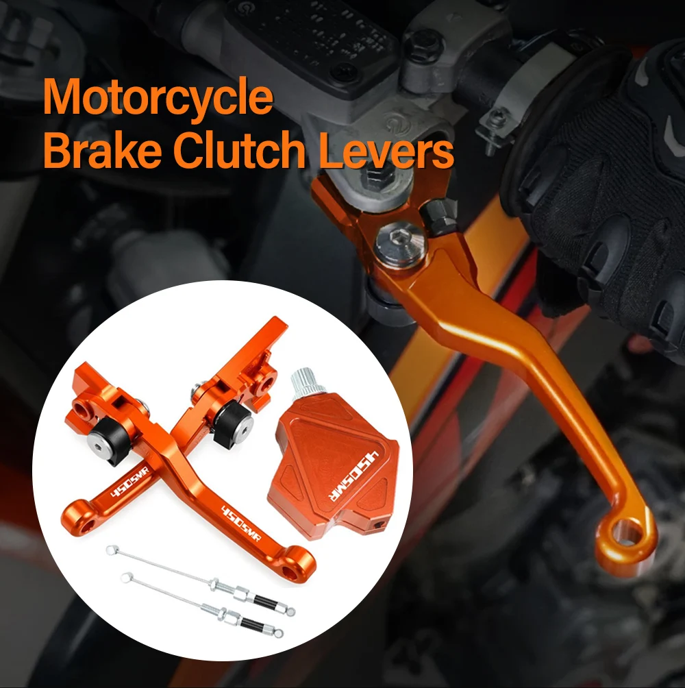 

Motorcross Dirt Bike For 450SMR 450 SMR 2013 2014 Carbon Handlebar Brake Clutch Levers Stunt Clutch Pull Cable Lever Easy System