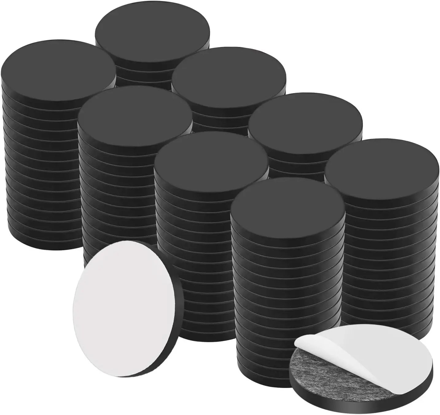 Гибкие магнитные точки самоклеящиеся маленькие круглые наклейки 150 шт. с базовым