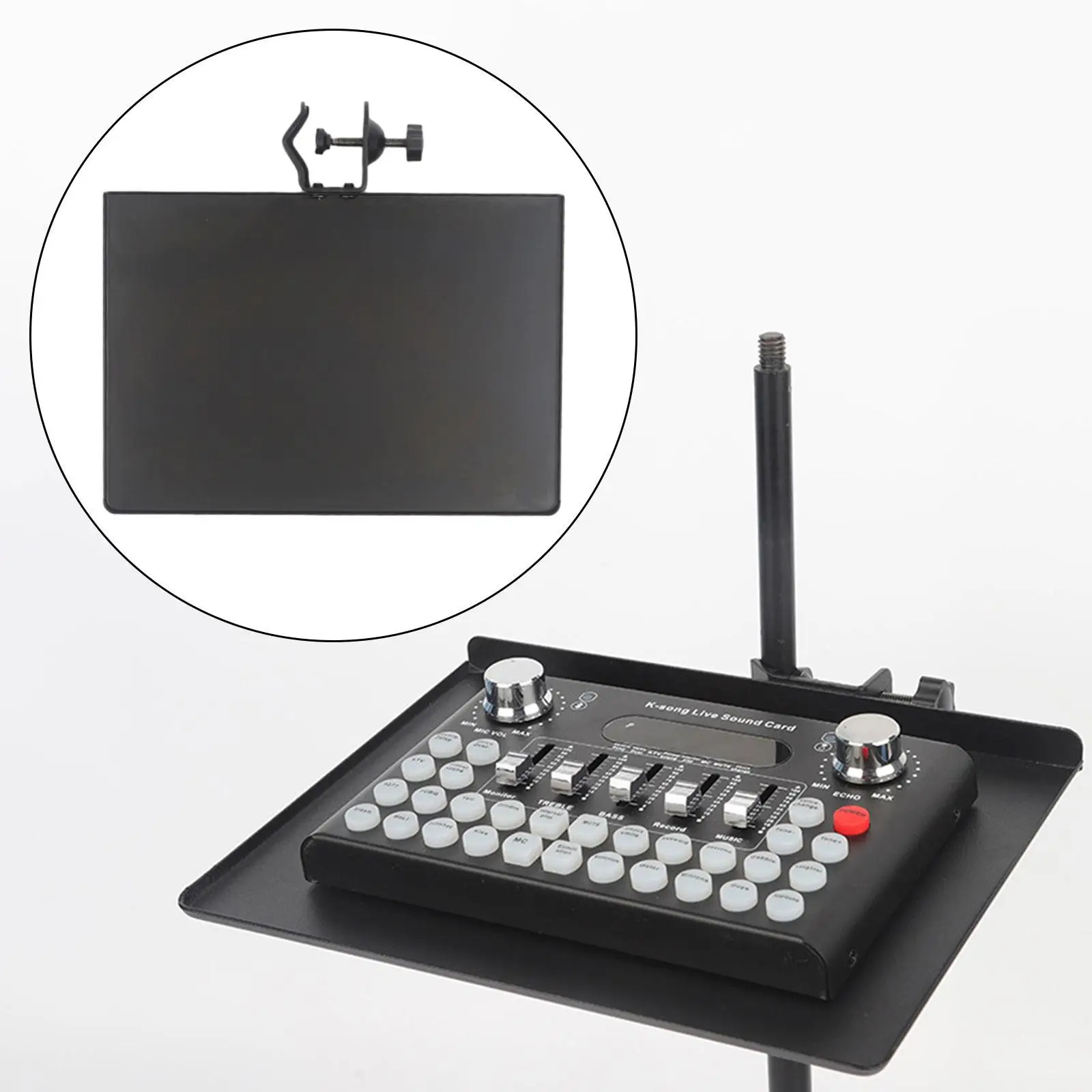 Лоток для звуковой карты регулируемый практичный многофункциональный штатива