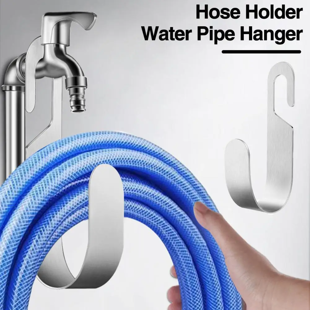 

Garden Accessories Rustproof Hose Holder Strong Load-bearing Wall Mount for Water Pipe Hanger Corrosion Resistant Solution