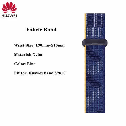 Оригинальный нейлоновый ремешок Huawei Band 8 ярко-оранжевый