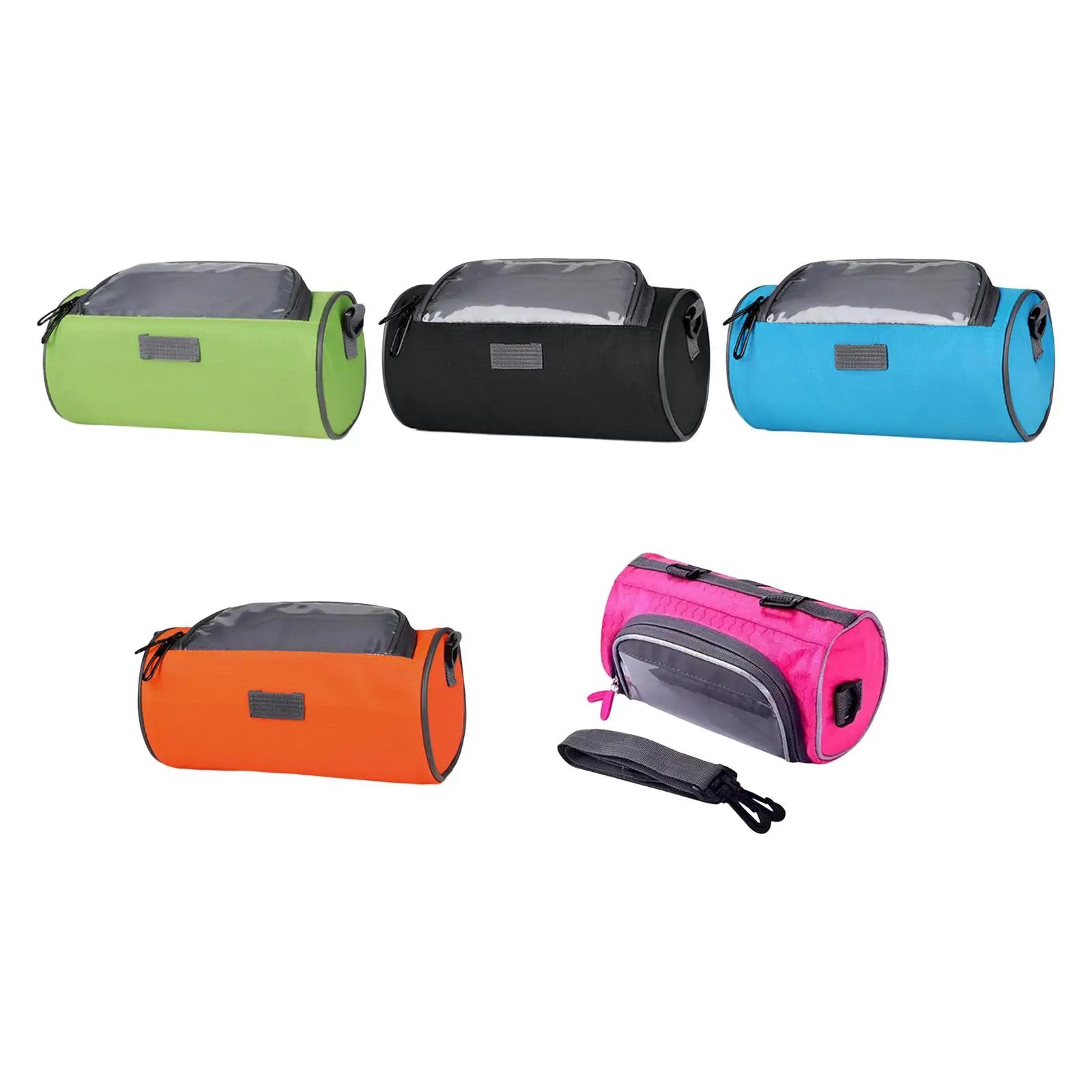 Torba rowerowa na kierownicę Przenośna torba telefon z ekranem dotykowym Wodoodporna do przechowywania rowerów szosowych