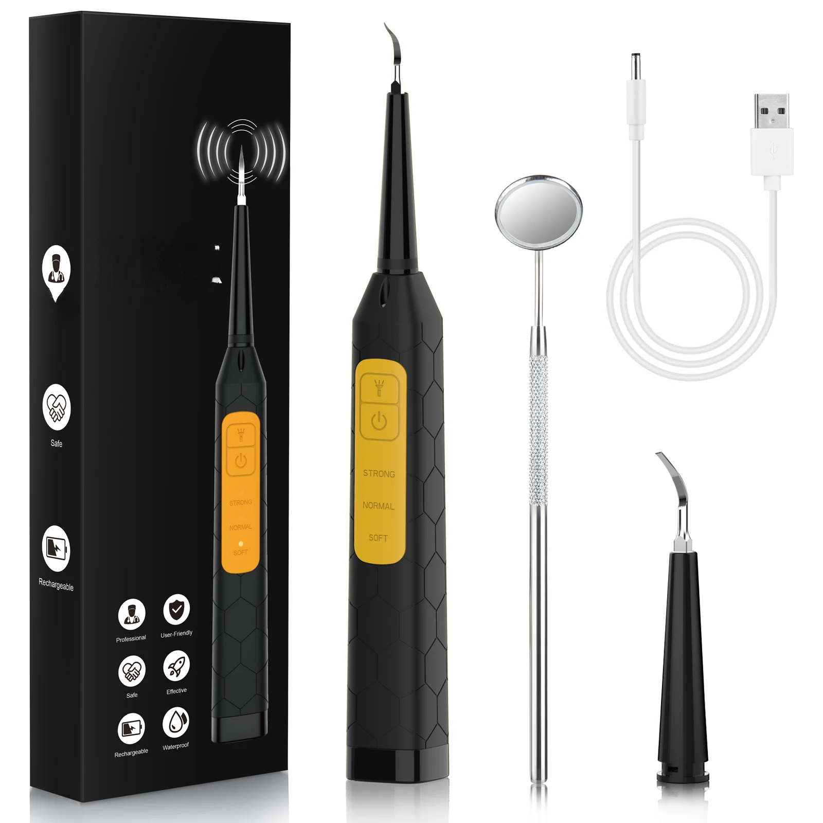 

Sonic Dental Scaler LED Display Tooth Calculus Remover Cleaning Tooth Stains Tartar Tool Whiten Teeth Tartar Cleaner