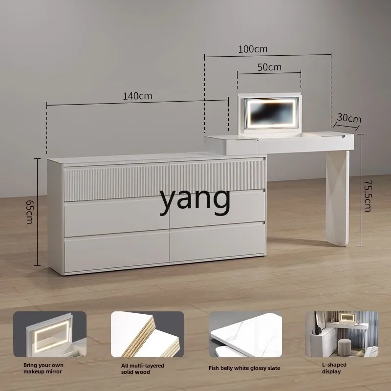 Прикроватный комод Lmm встроенный новая кремовая ультратонкая комбинация угла из