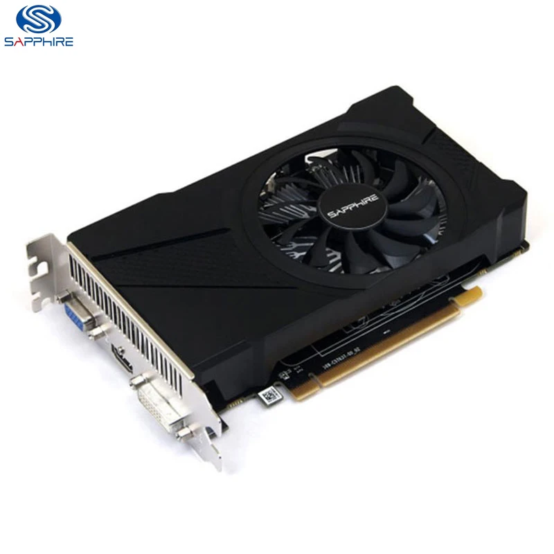 Видеокарта SAPPHIRE R7 340X 2G DDR5 128 бит PCI Express 3,0 16X, графические карты для AMD R7 340X series R7 340X 2 Гб VGA-карты, б/у
