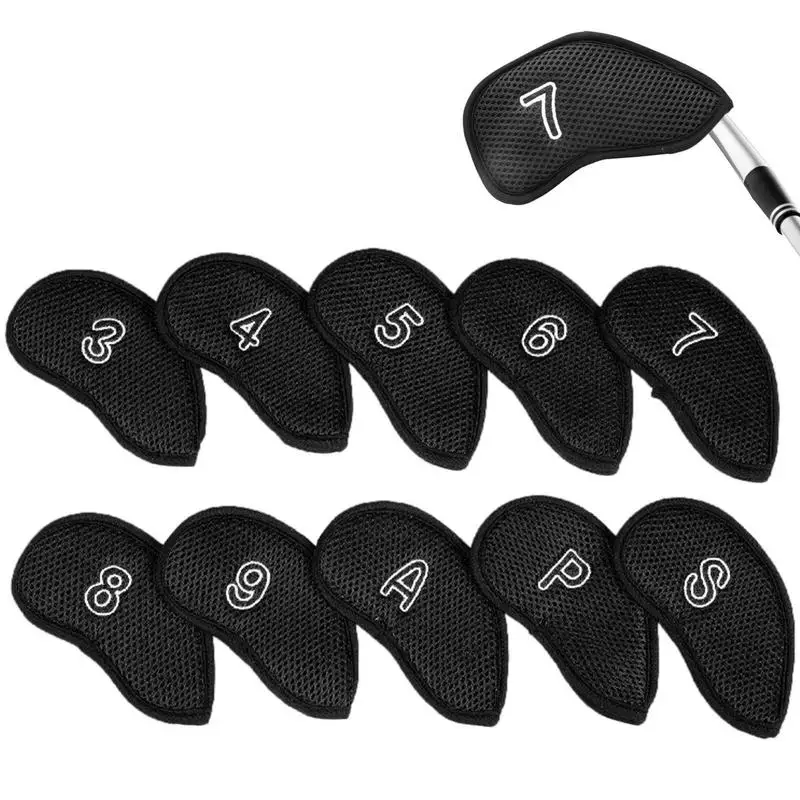 

Iron Covers For Golf Clubs 10pcs Golf Iron Covers With Number Golf Club Head Covers For Iron Club Fit Most Brands With Number