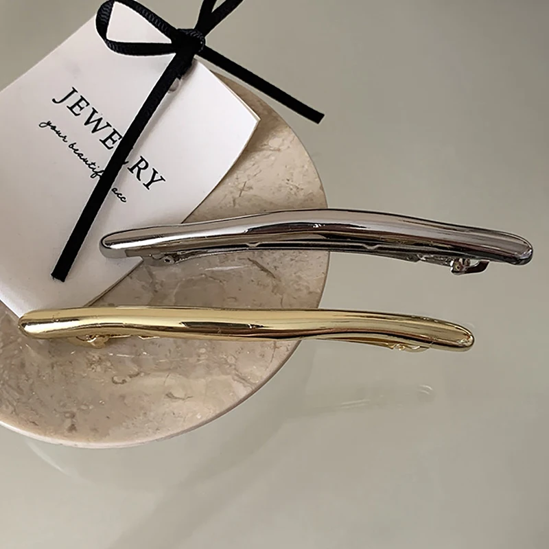 11 см одно слово шпилька женские металлические золотые полоски длинные заколки