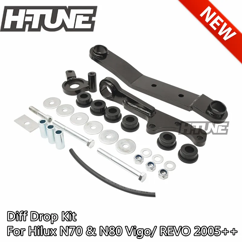 

H-TUNE 4x4 Accesorios Front Diff Drop Kit 2"- 4" Lift For Hilux 70 & N80 Vigo/ REVO 2005++