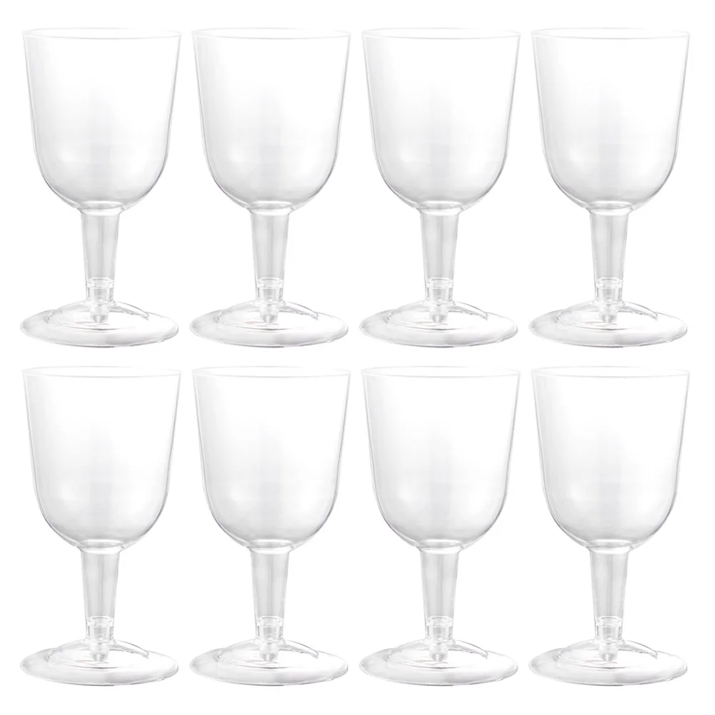 

Plastic Wine Cups Mini Cocktail Goblets Martini Glasses Disposable Champagne Glasses Whiskey Cup Appetizer Dessert Cups Ice