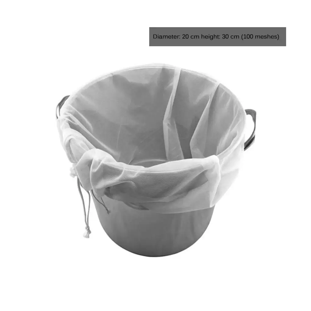 

Мешок для фильтров, сетка для еды, моющийся нейлоновый Многофункциональный кухонный гаджет для завтрака с длительным сроком службы