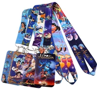 aladdin and the magic lamp lanyards for keys chain id credit card cover pass mobile phone charm neck straps accessories gifts
