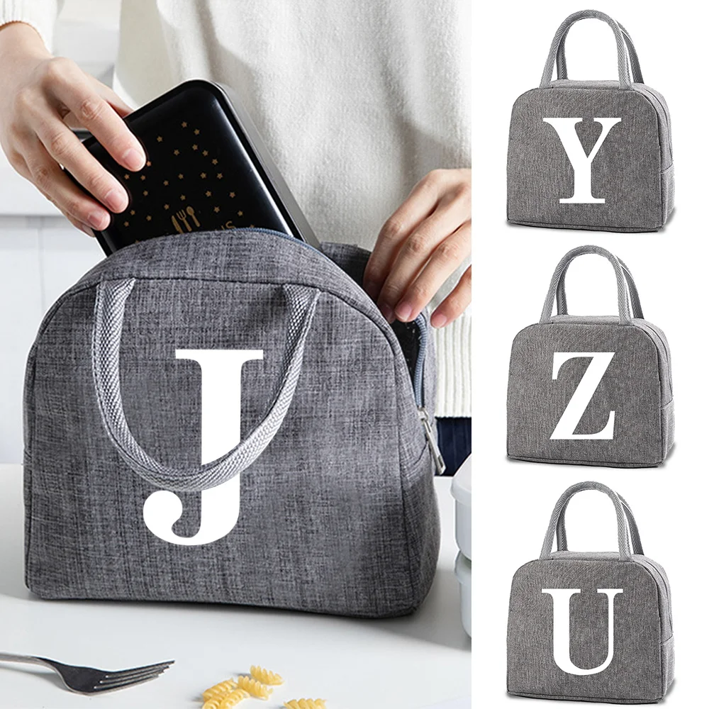 

For Women kids Men Canvas Lunch Cooler Box Dinner Picnic Lunch handbag Insulated Portable Food Insulated Refrigerated Bags