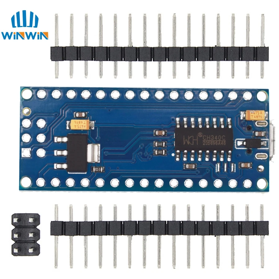 Мини/Type-C/Micro USB Nano 3 0 с Загрузчиком совместимый контроллер для arduino CH340 драйвер 16