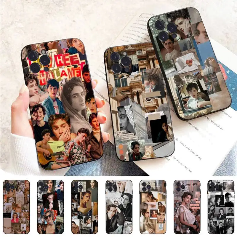 

Timothee Chalamet Phone Case for iPhone 11 12 13 Mini Pro Max 8 7 6 6S Plus X 5 SE 2020 XR XS Funda Case