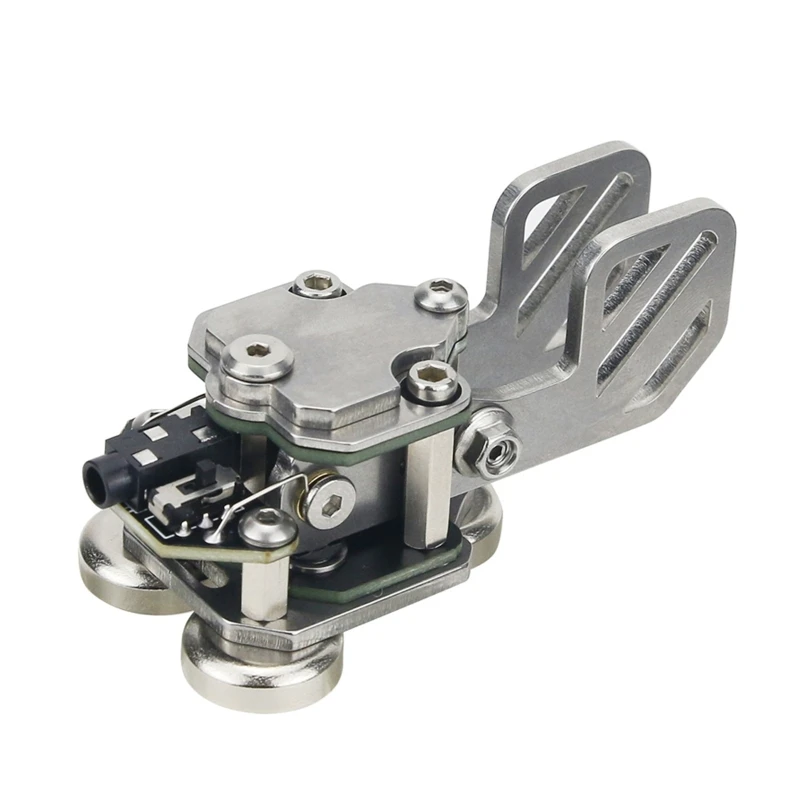 

Morse Key Stainless Steel CW Telegraph Key DIY Telegraphing Key for Shortwave Radio Communication Teaching E8BE