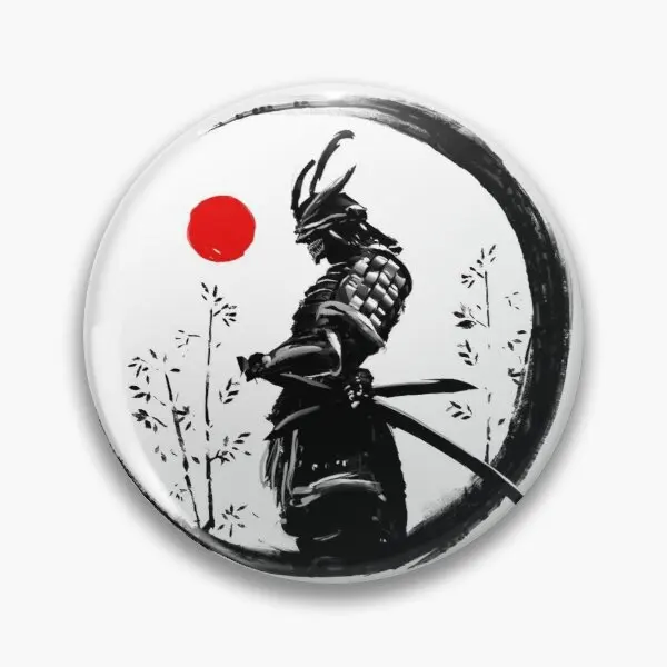 

Samurai Warrior Customizable Soft Button Pin Jewelry Fashion Women Lover Gift Badge Brooch Hat Lapel Pin Cute Collar Creative