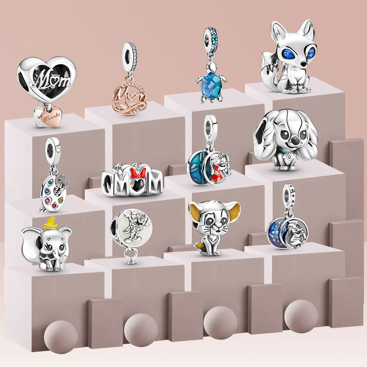 

2022 Top Sale 925 Silver charms plata de ley fit original Pandora bracelets bead charm diy jewelry for women