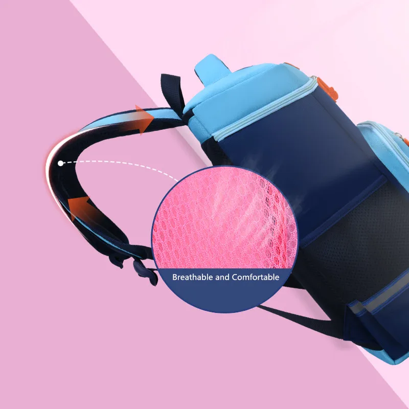 British style student orthopedic backpack for boys girls Primary School bags girls cute Backpacks Waterproof school bag mochila