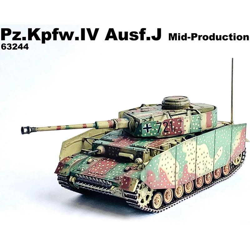1: 72 DG63244 немецкий танк № 4 J-тип средний срок Западный передний 1944 Коллекционная