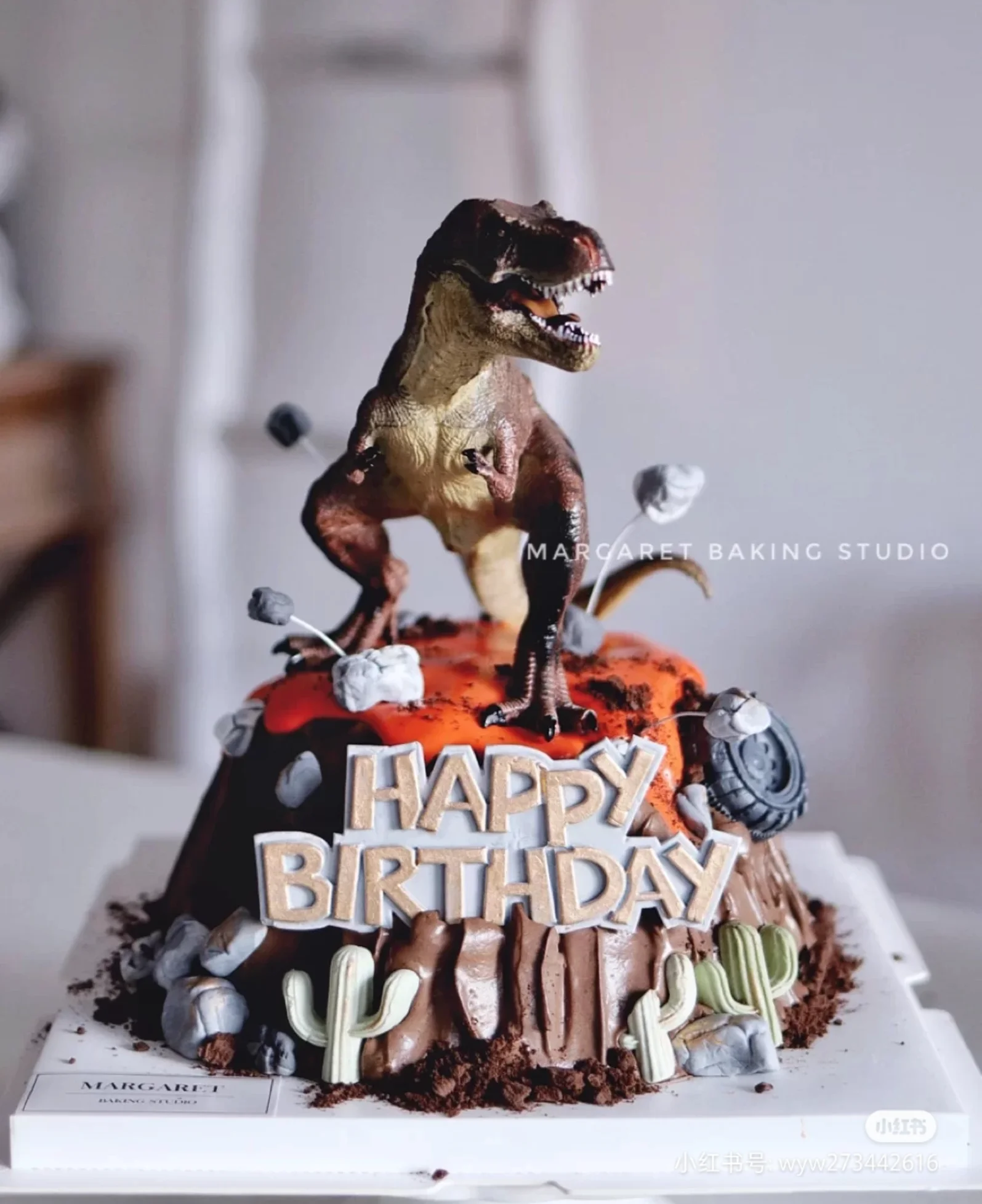 

Tyrannosaurus Dinosaur Theme Cake Topper Dino Kids Birthday Cake Topper Decorations Wedding Party Supplies Boy Favor Gifts