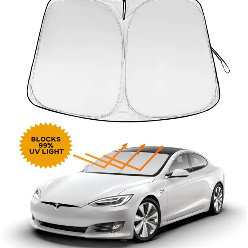 

Солнцезащитный козырек для лобового стекла Tesla Model Y 3 2017-2022