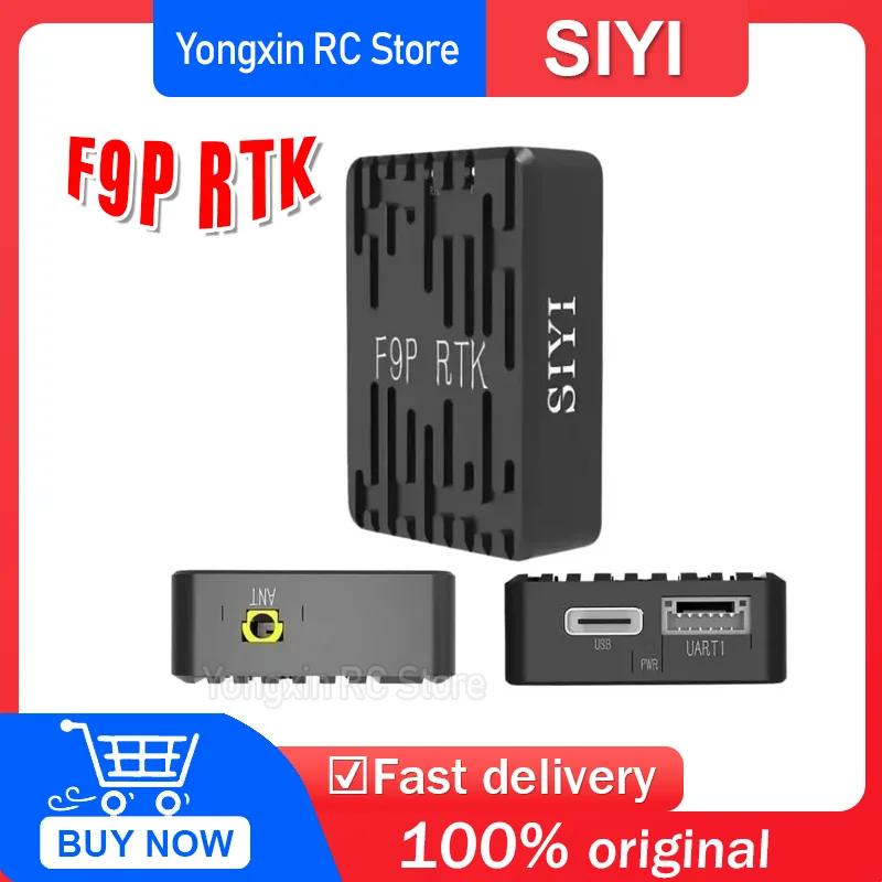 Фото Модуль SIYI F9P RTK: Система навигации и позиционирования с точностью до сантиметра, многочастотная, на основе четырех спутников, для аксессуаров БПЛА/дронов №1