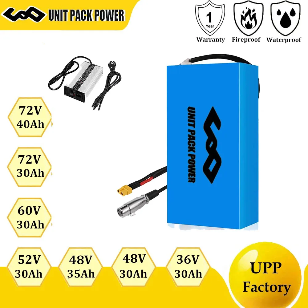 Литиевый аккумулятор для электромотоцикла 48 В 30 А · ч