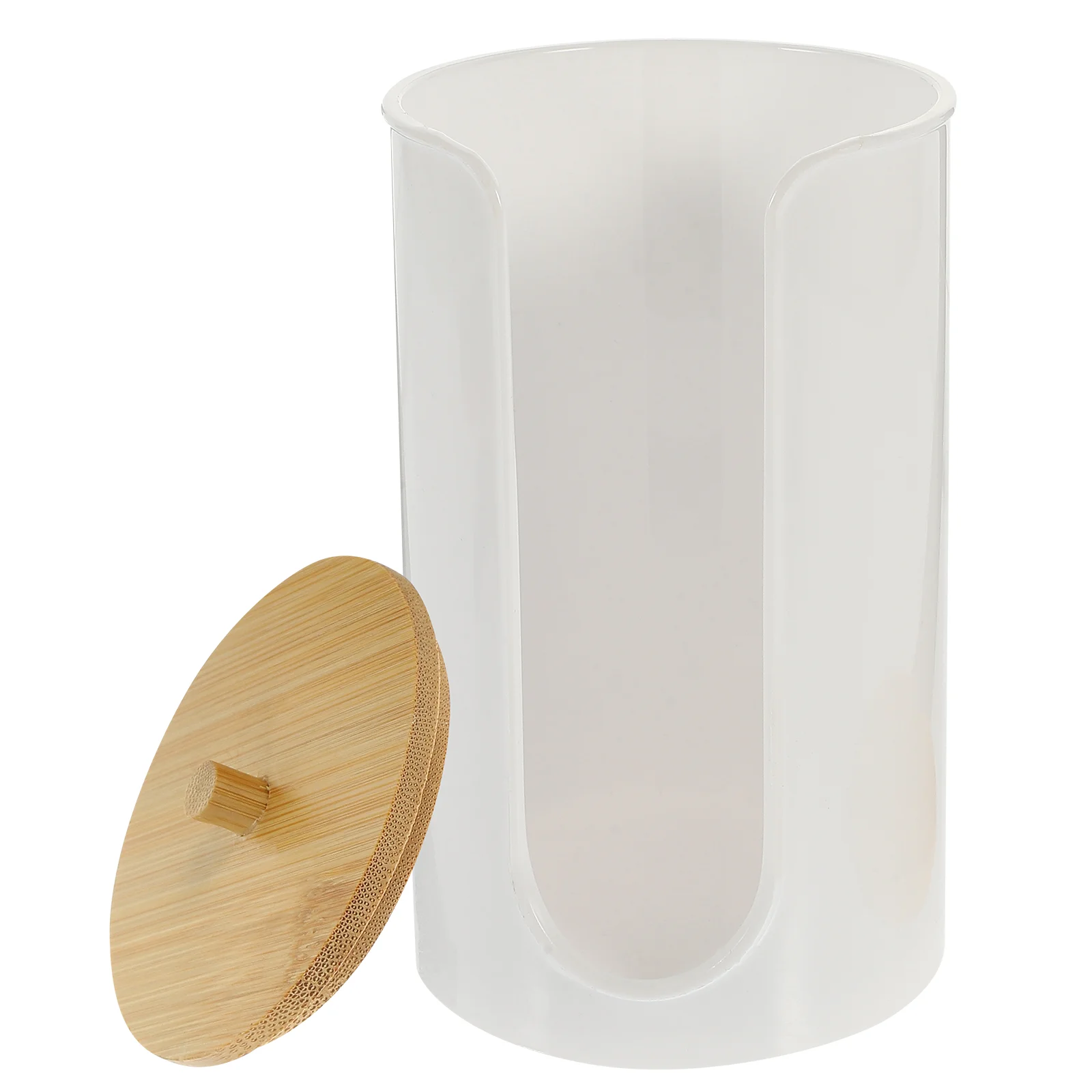 

Water Cup Mouthwash Dispenser For Bathroom Holder Shower Bamboo Organizer Cups Home Supply