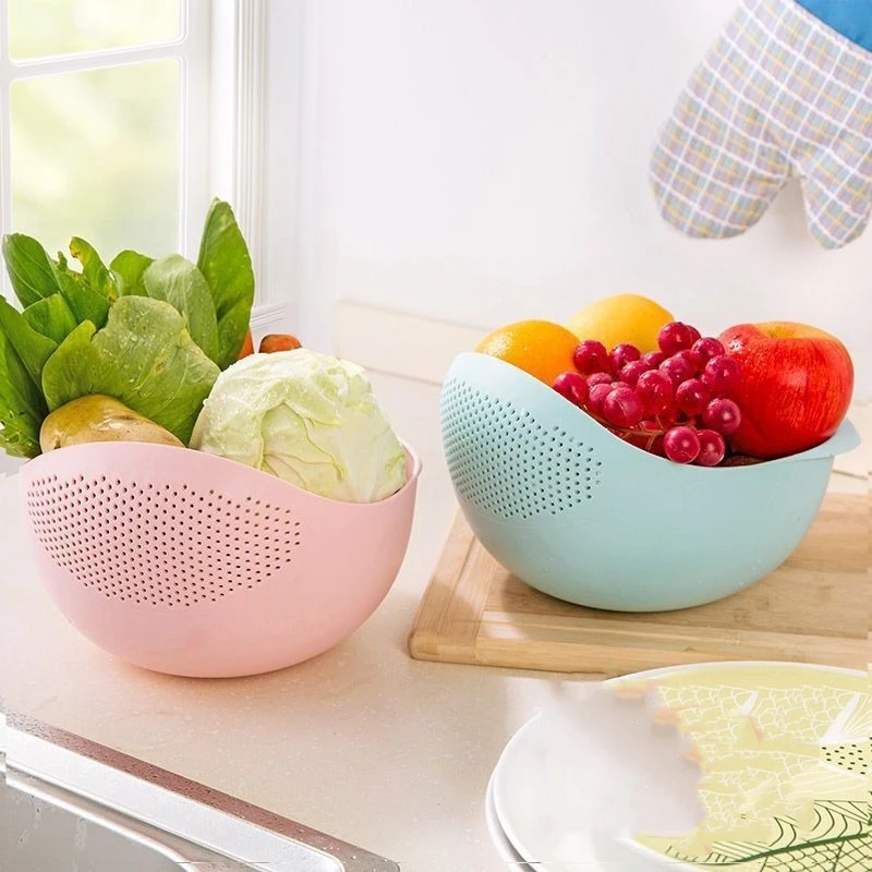 

Красочная утолщенная кухонная многофункциональная сливная раковина для риса сливная корзина для овощей сливная корзина кухонная посуда д...
