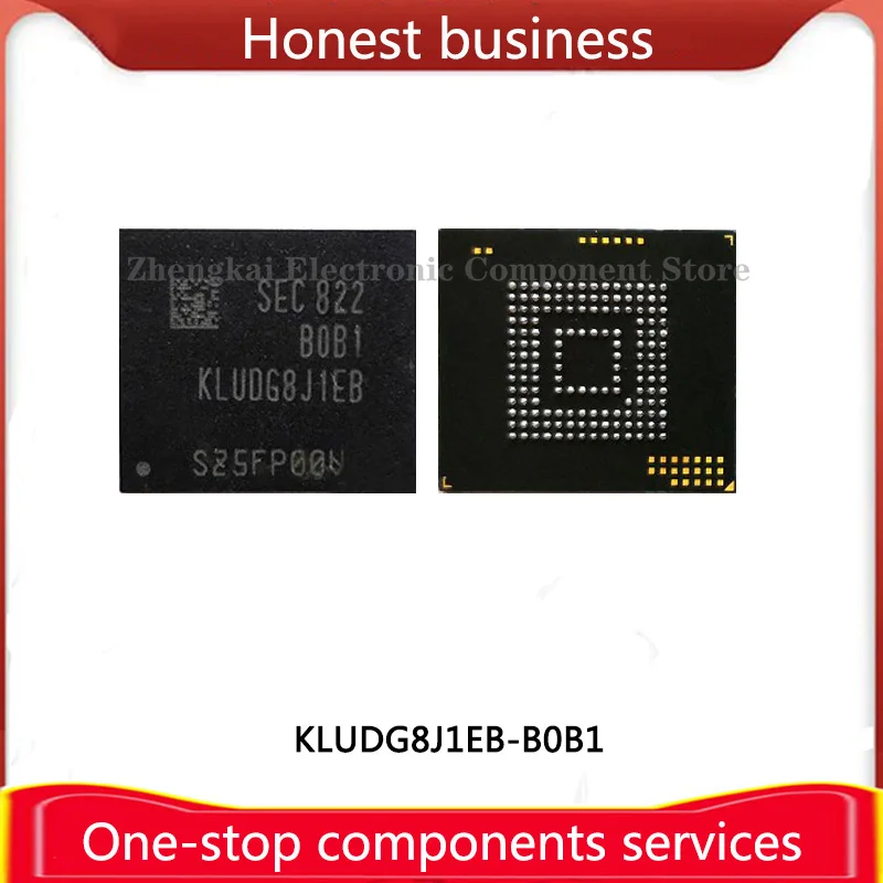 KLUDG8J1EB-B0B1 Флэш-накопитель для компьютера, 100% рабочий качественный UFS BGA 100% ГБ KLUDG8J1EB