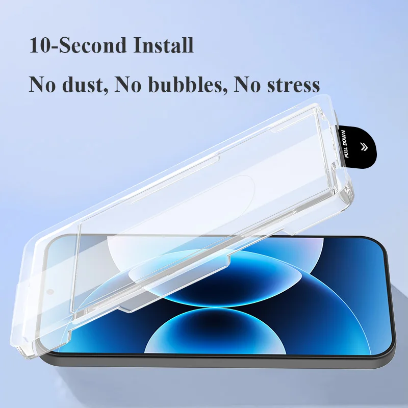 Защитная пленка из закаленного стекла Lereach для Xiaomi 17 Pro Max17 Pro17 с пылезащитной коробкой для позиционирования, автоматическим определением освещения, HD Clear (art.: 3920d2c9da5bf) - 3920d2c9da5bf