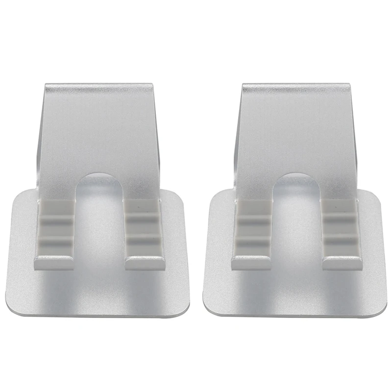 

2X Aluminum Alloy Tablet Holder Desktop Mobile Phone Holder Stand Mount Support Bracket Universal