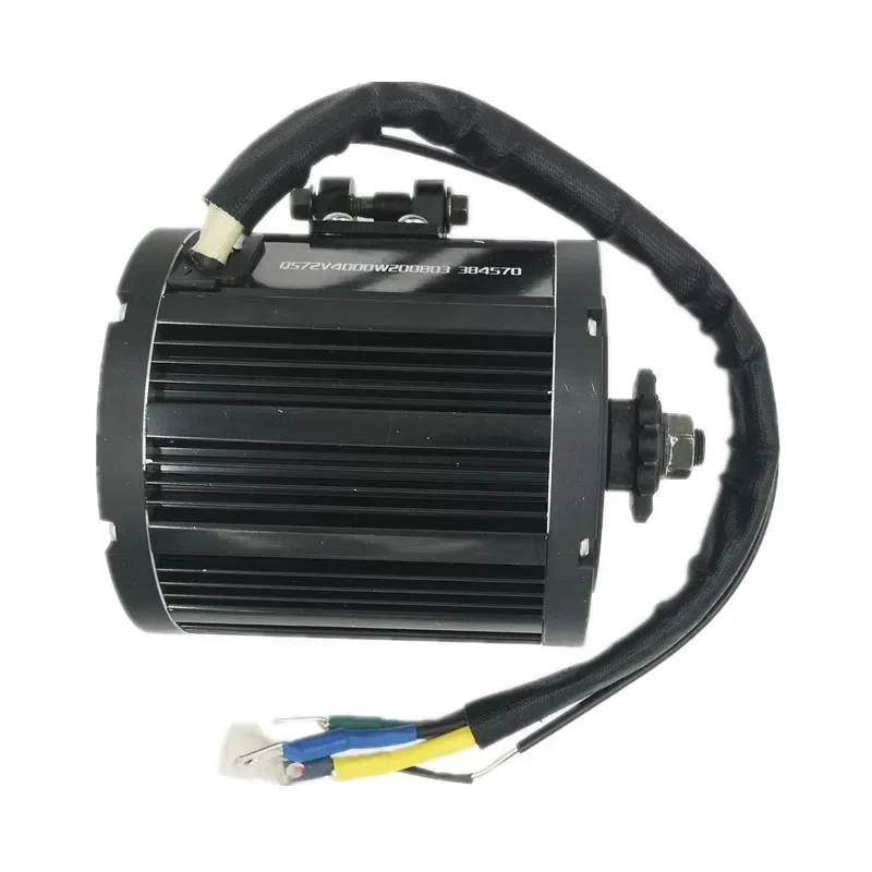 Фото QS138 90H 4000 Вт двигатель BLDC среднего привода со звездочкой 4328 и синусоидальным контроллером для электрического мотоцикла №2