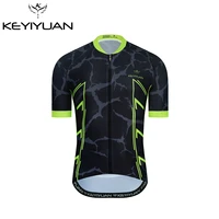 keyiyuan new mens cycling jersey short sleeve ropa ciclismo summer triathlon jersey ciclismo uniform mtb maglia ciclismo moletom