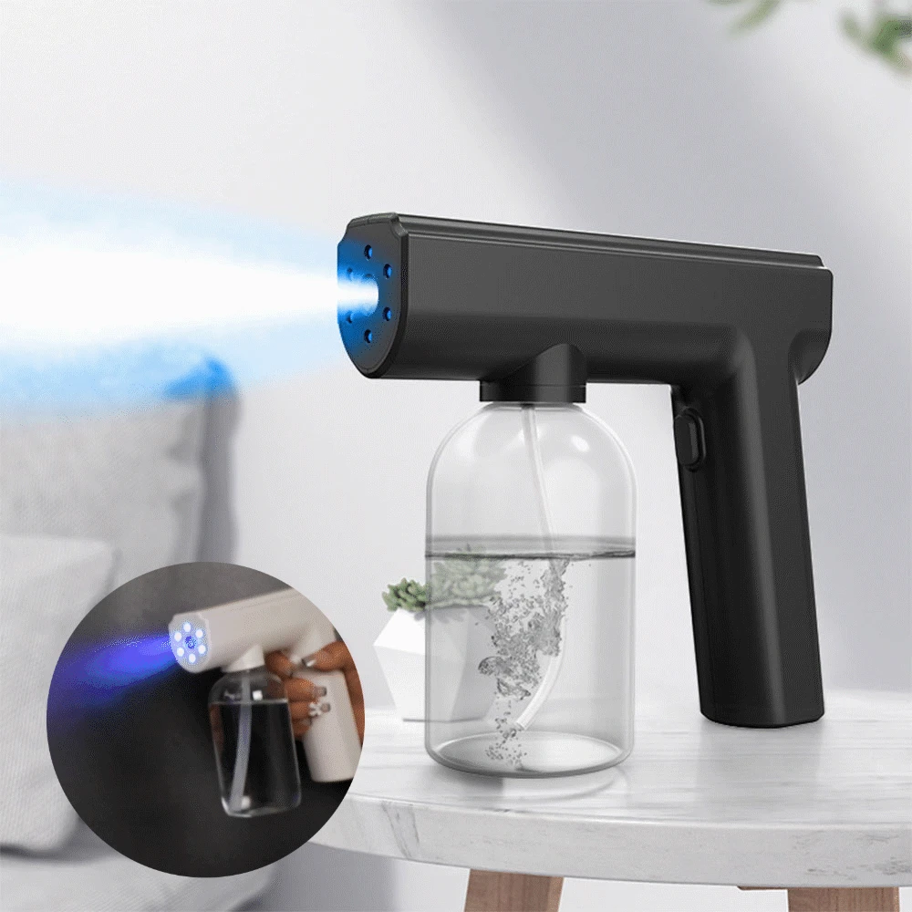 

300ML Hand-held Atomizer Spray Gun Nano Mist Sprayer Santitizer Machine Cordless Electric ULV Fogger For Office Garden Sprayer