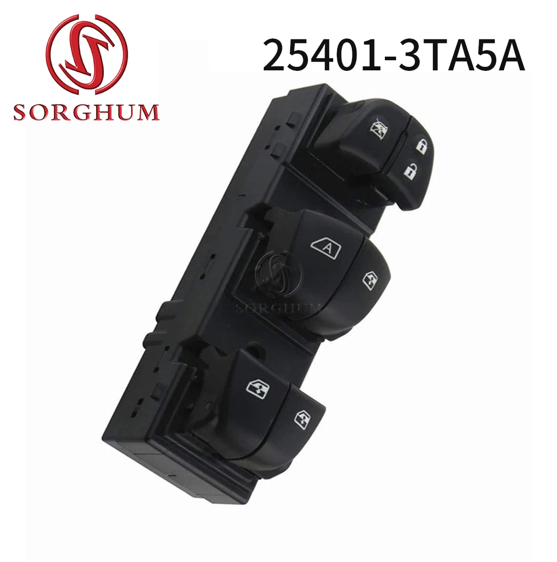 

SORGHUM 25401-3TA5A For 2013-2018 Nissan Altima Sentra Leaf Juke Qashqai Pathfinder Master Window Power Switch Door Lock Button
