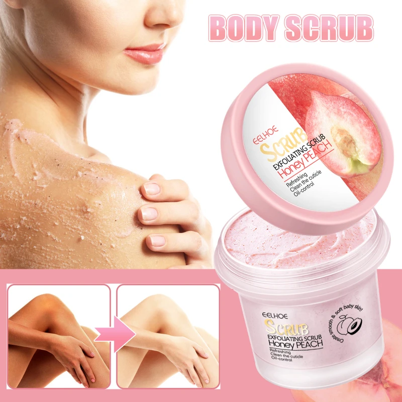

100g Light Sensitive Tender Body Facial Scrub Deep Cleansing Whitening Repair Pores Moist Brightening Exfoliating