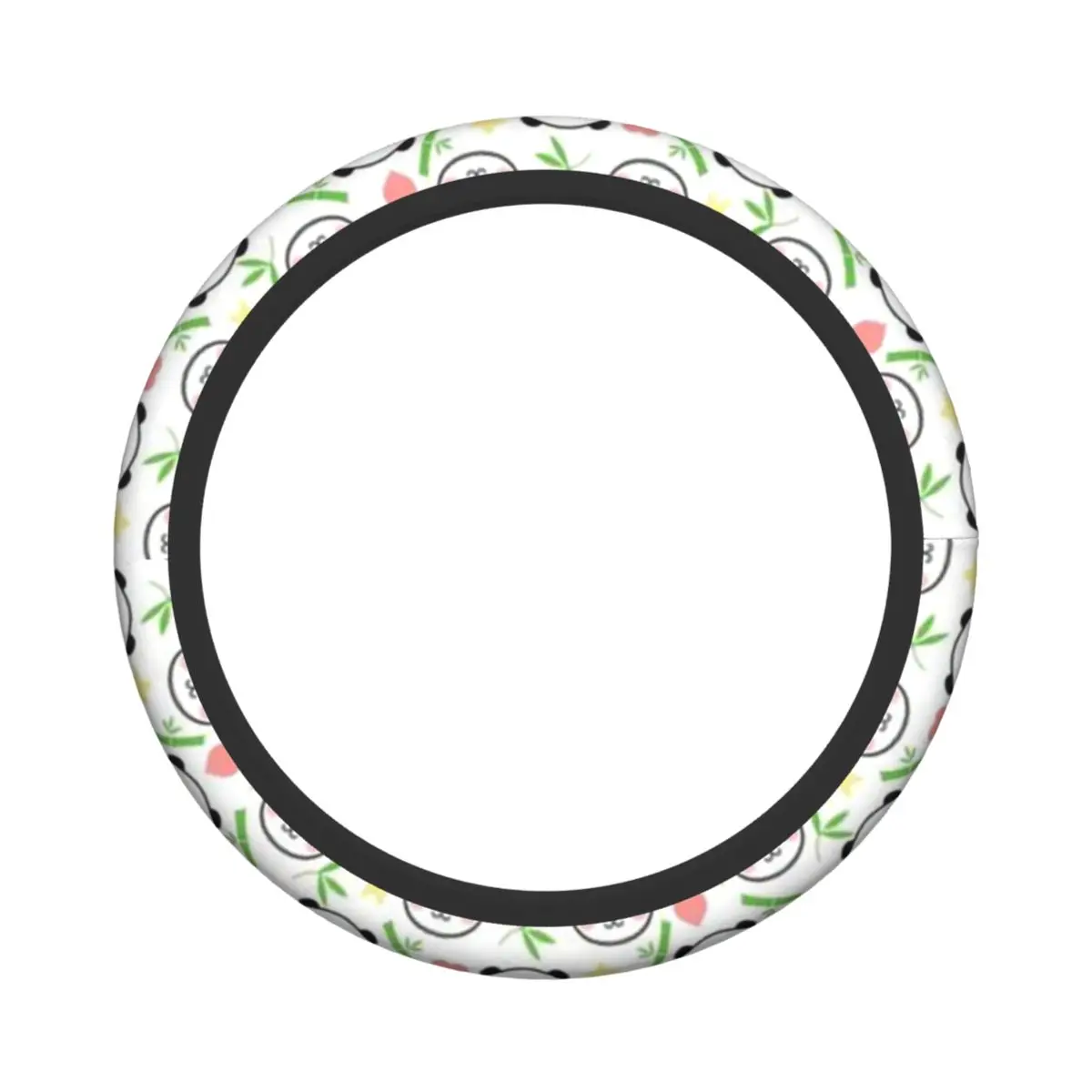

Cute Cartoon Panda Universal Steering Wheel Covers Anti-Slip Car Steering Wheel Wrap
