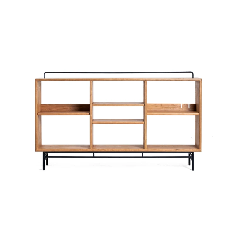 Книжный шкаф Duozhi Dwarf скандинавское вишневое дерево бревно из цельного дерева