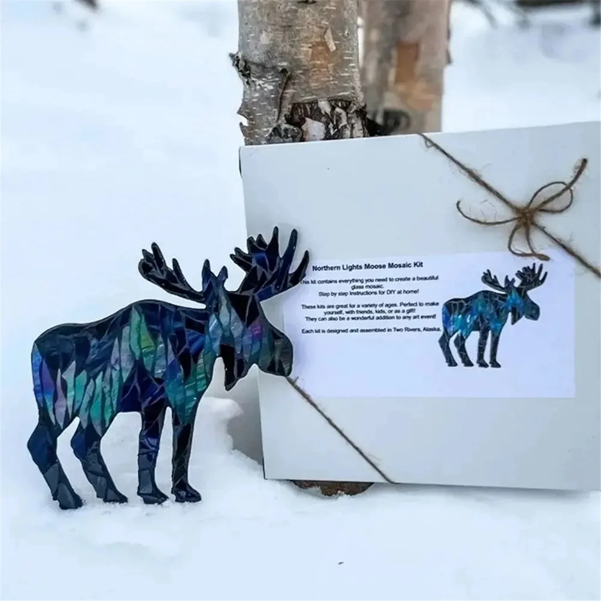 2 шт. DIY Mountain Range мозаичный комплект забавный подсолнух гриб витраж CAU30t лиса