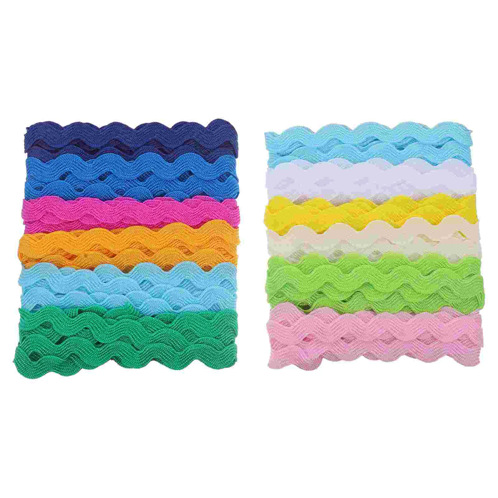 

Ribbon Trim Lace Sewing Fabric Rack Rick Wavy Ric Rac Ribbons Diy Accessories Fringe S Embroidered Clothing Shape Zig Zag Edging