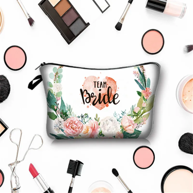 

Косметичка для невесты и девушки, подарочная сумочка для будущей матери невесты, для девичника, девичника, украшение для вечеринки, аксессу...