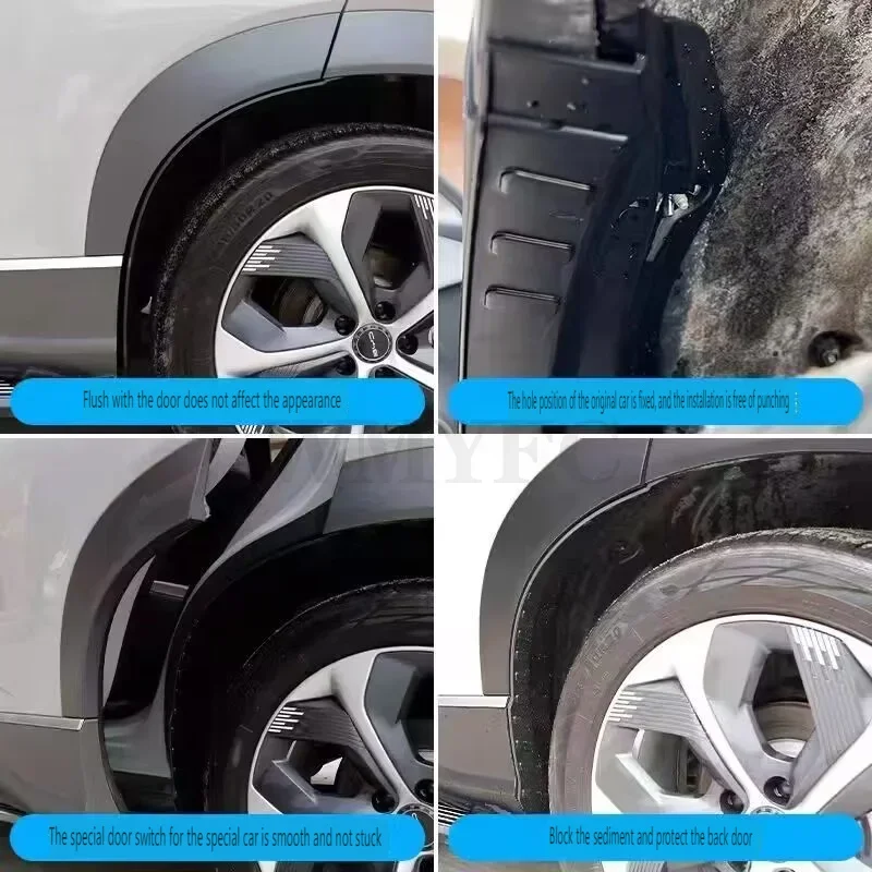 Для Geely Tugella S 2020 2021 2022 2023 2024 заднее колесо брызговик подкладка дверная перегородка