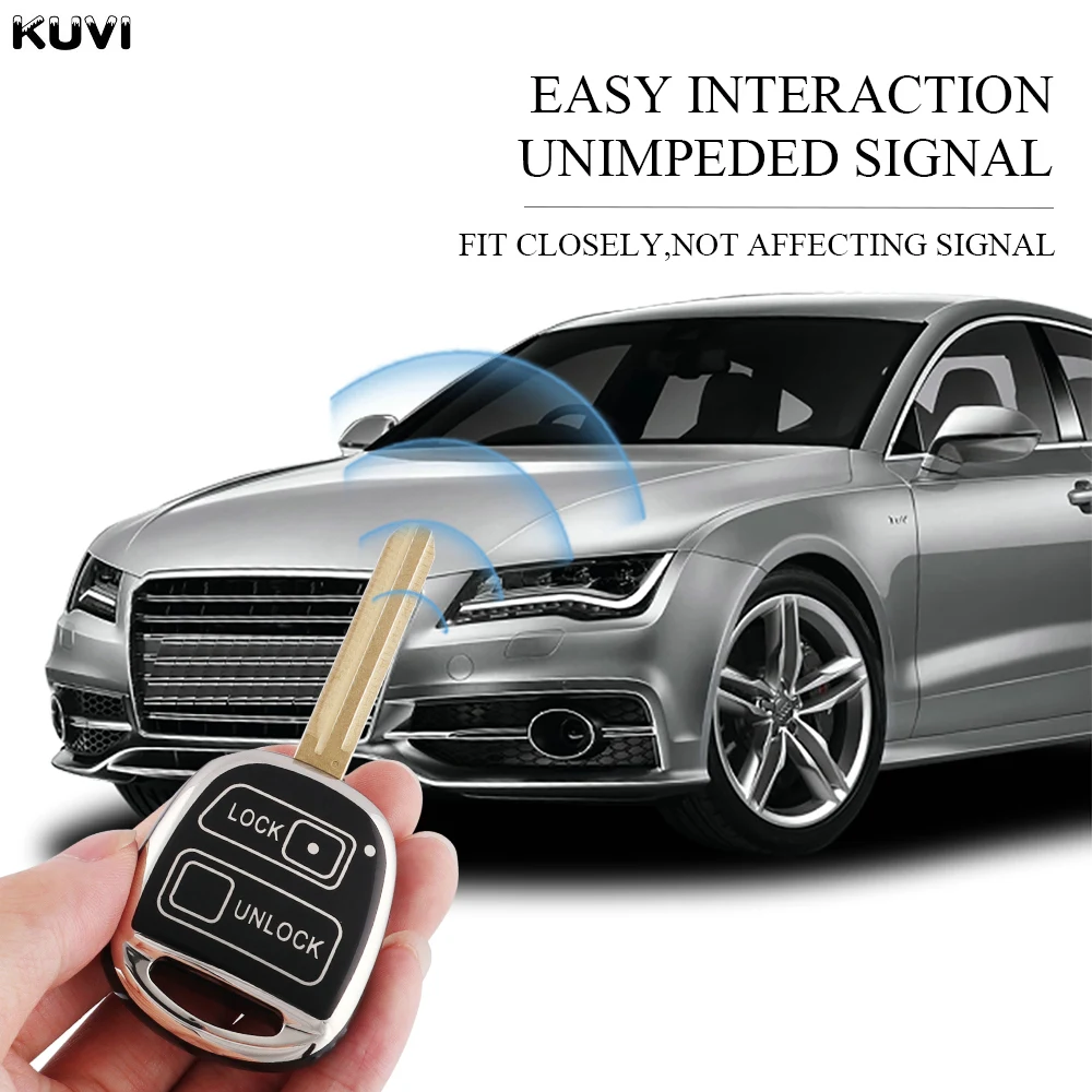 Новый ТПУ чехол для автомобильного ключа Toyota RAV4 Corolla Land Cruiser Prado Camry Tarago FJ Previa Celica