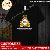 canada army cotton t shirt custom jersey fans diy name number logo tshirt high street fashion hip hop loose casual t shirt