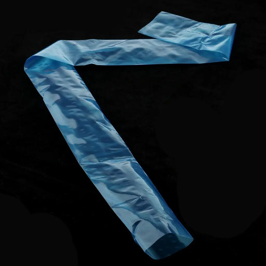 

125pcs Tattoo Machine Clip Cord Needle Grip Sleeves Anti- Bags Blue