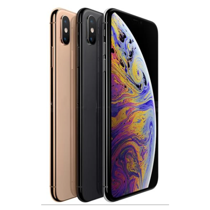 Оригинальный Apple iPhone XS Max 6 5 дюйма ОЗУ 4 Гб ПЗУ 64 Гб/256 ГБ/512 ГБ шестиядерный IOS A12 Bionic