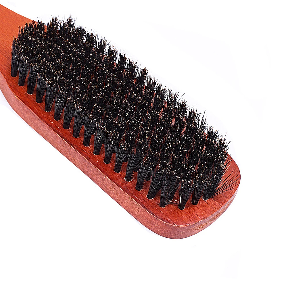 Профессиональные салонные щетки для волос щетина кабана деревянная тонкая